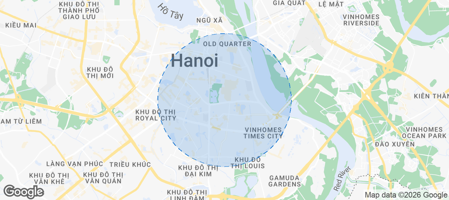 Quận Hai Bà Trưng Airbnb map